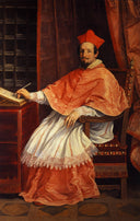 Portrait of Cardinal Bernardino Spada by Guido Reni — male oil painting wall art, Baroque