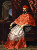 Portrait of Cardinal Roberto Ubaldini by Guido Reni — male oil painting wall art, Baroque