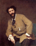 Portrait of Carolus-Duran by John Singer Sargent — male oil painting wall art, Realism