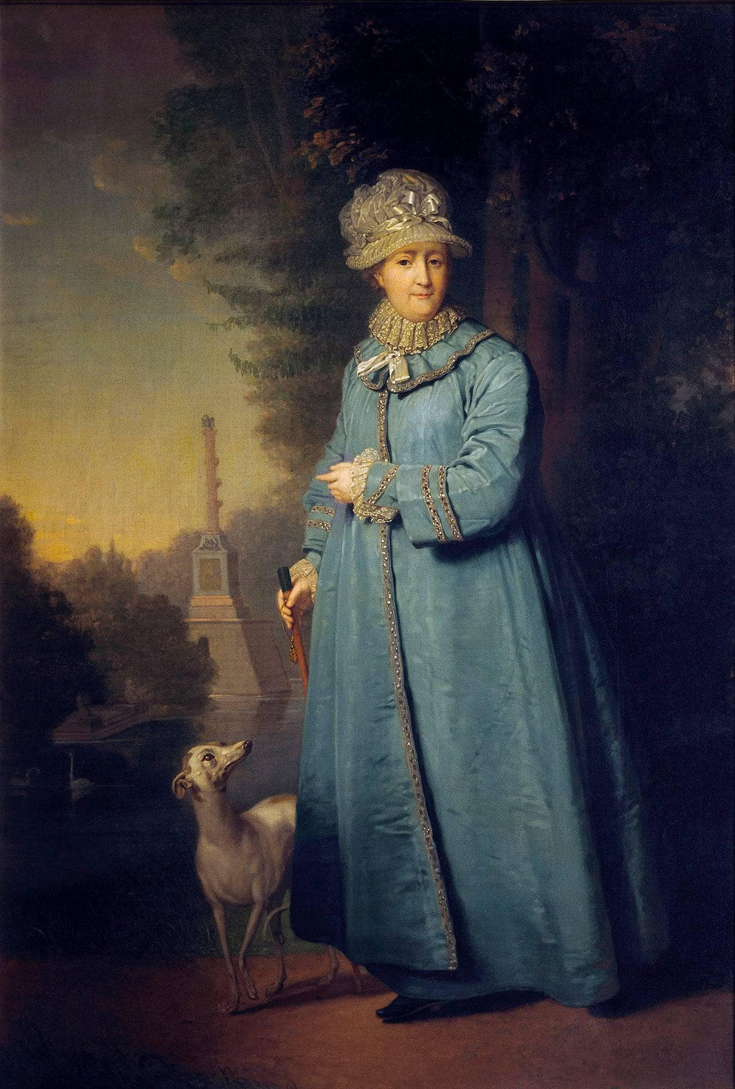 Portrait of Catherine II, Empress of Russia by Vladimir Borovikovsky — hand-painted animal oil painting reproduction on canvas