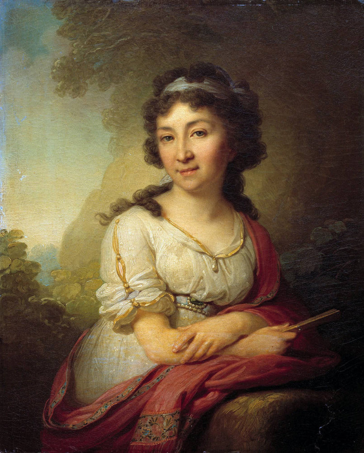 Portrait of Catherine Vasilevny Torsukovoy - Vladimir Borovikovsky