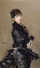 Portrait de Cecilia de Madrazo Fortuny by Giovanni Boldini — hand-painted portrait oil painting reproduction on canvas