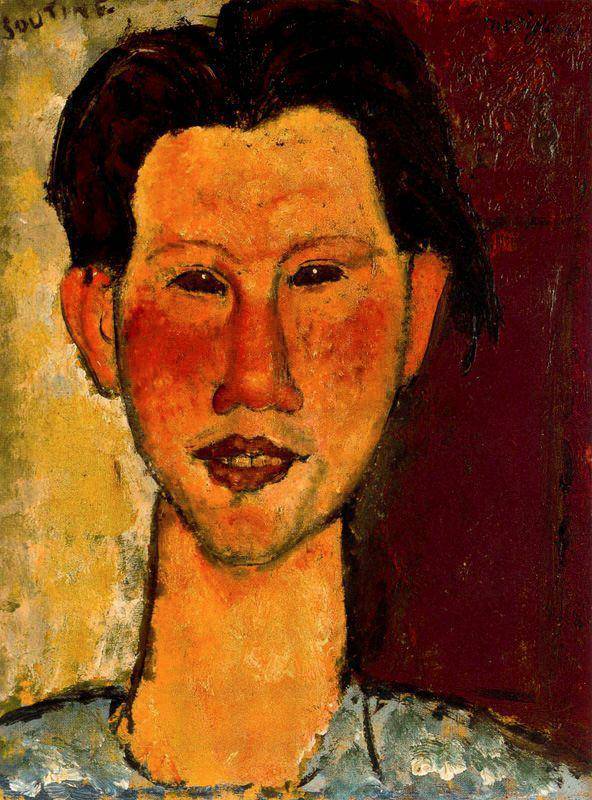 Portrait of Chaim Soutine - Amedeo Modigliani