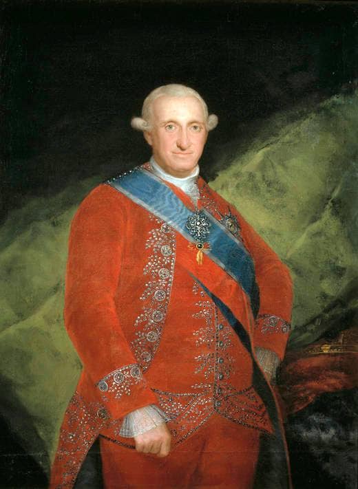 Portrait of Charles IV of Spain on gallery wrap