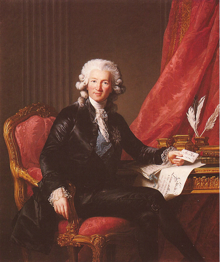 Portrait of Charles Alexandre de Calonne - Louise Elisabeth Vigee Le Brun