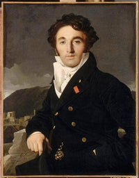 Portrait of Charles-Joseph-Laurent Cordier by Jean Auguste Dominique Ingres — hand-painted portrait oil painting reproduction on canvas