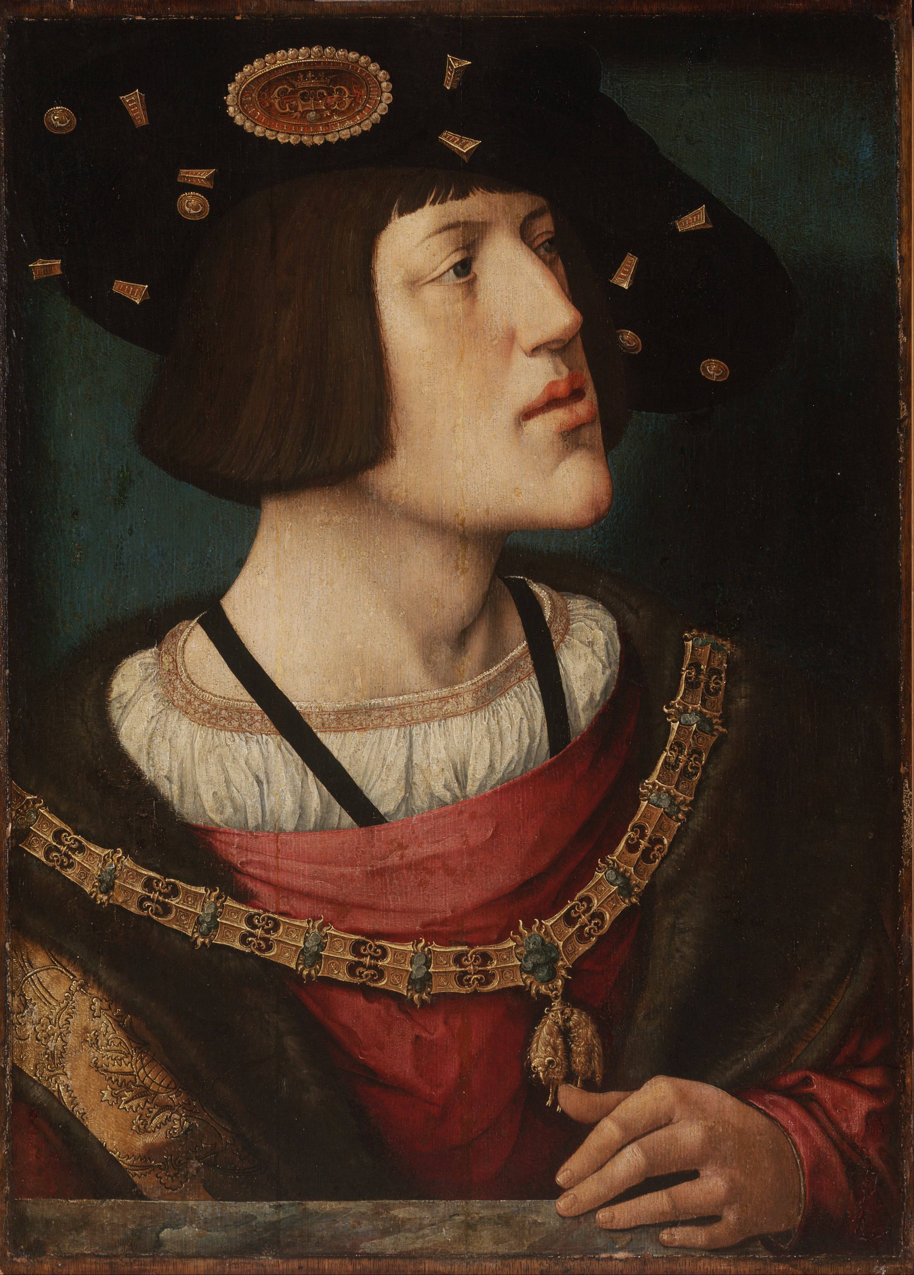 Portrait of Charles V, Holy Roman Emperor - Bernard Van Orley