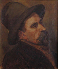 Portrait of Christian Leibbrandt by Theo van Doesburg — hand-painted portrait oil painting reproduction on canvas