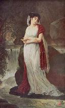 Portrait of Christine Boyer by Antoine-Jean Gros — hand-painted portrait oil painting reproduction on canvas