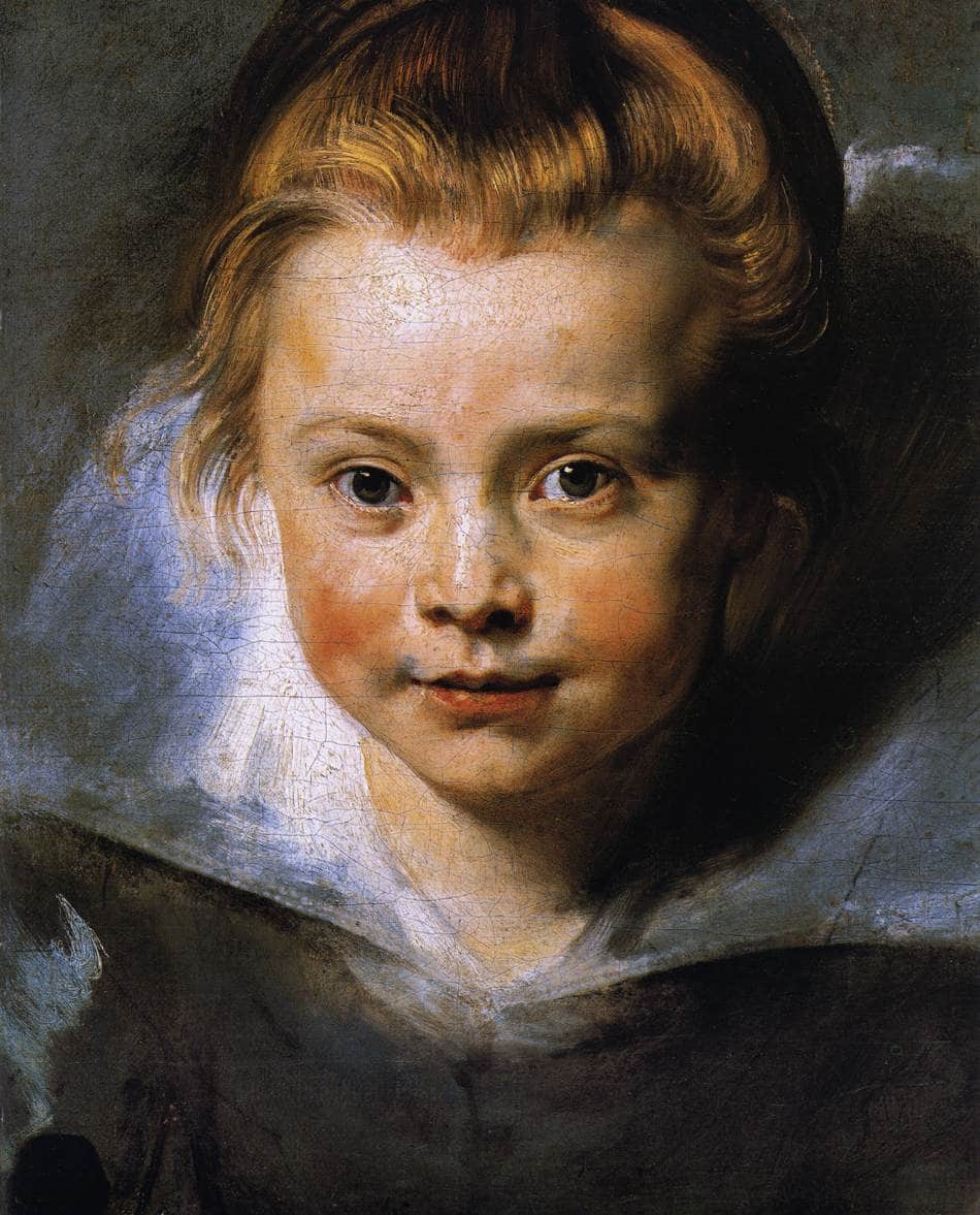 Portrait of Clara Serena Rubens by Peter Paul Rubens — hand-painted portrait oil painting reproduction on canvas