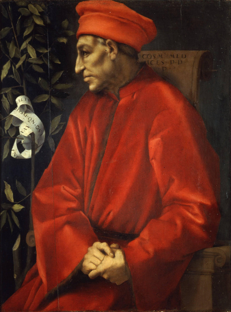 Portrait of Cosimo de' Medici the Elder on gallery wrap