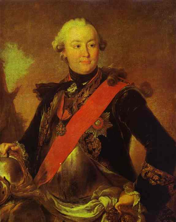 Portrait of Count G.G.Orlov - Fyodor Rokotov