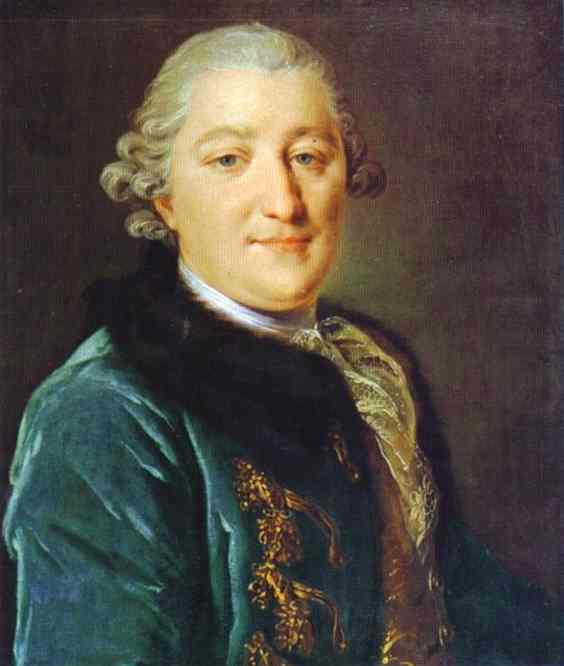 Portrait of Count I.G.Orlov by Fyodor Rokotov — hand-painted portrait oil painting reproduction on canvas