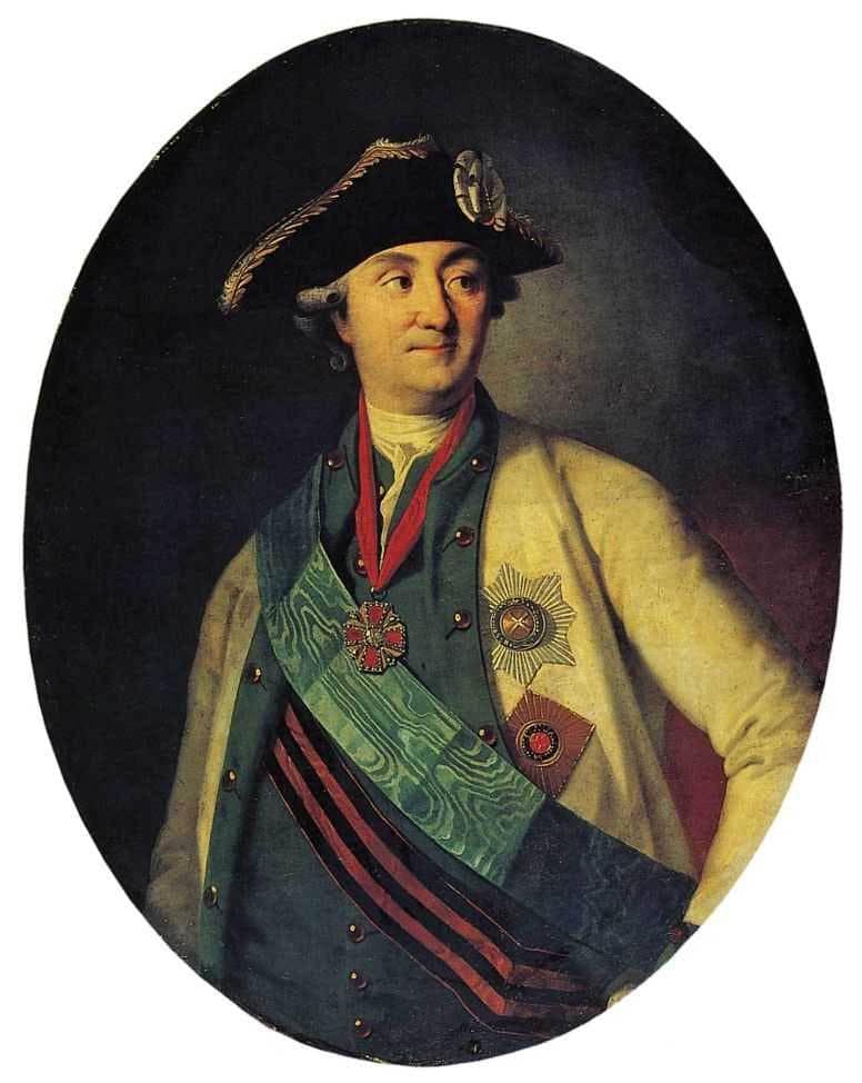 Portrait of Count Orlov-Chesmensky by Carl-Ludwig Johann Christineck — hand-painted portrait oil painting reproduction on canvas