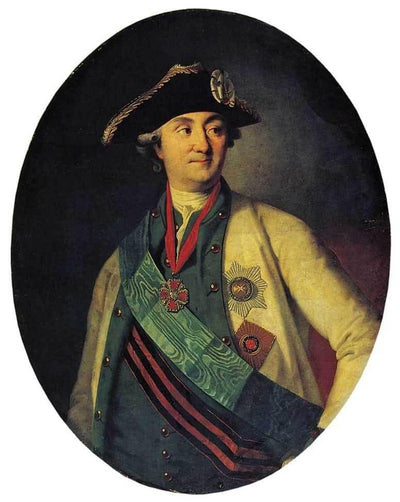 Portrait of Count Orlov-Chesmensky by Carl-Ludwig Johann Christineck — oil painting reproduction