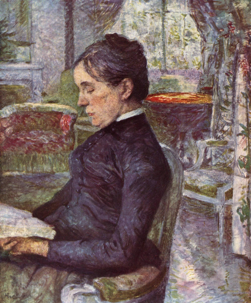 Portrait of Countess A. de Toulouse Lautrec on gallery wrap
