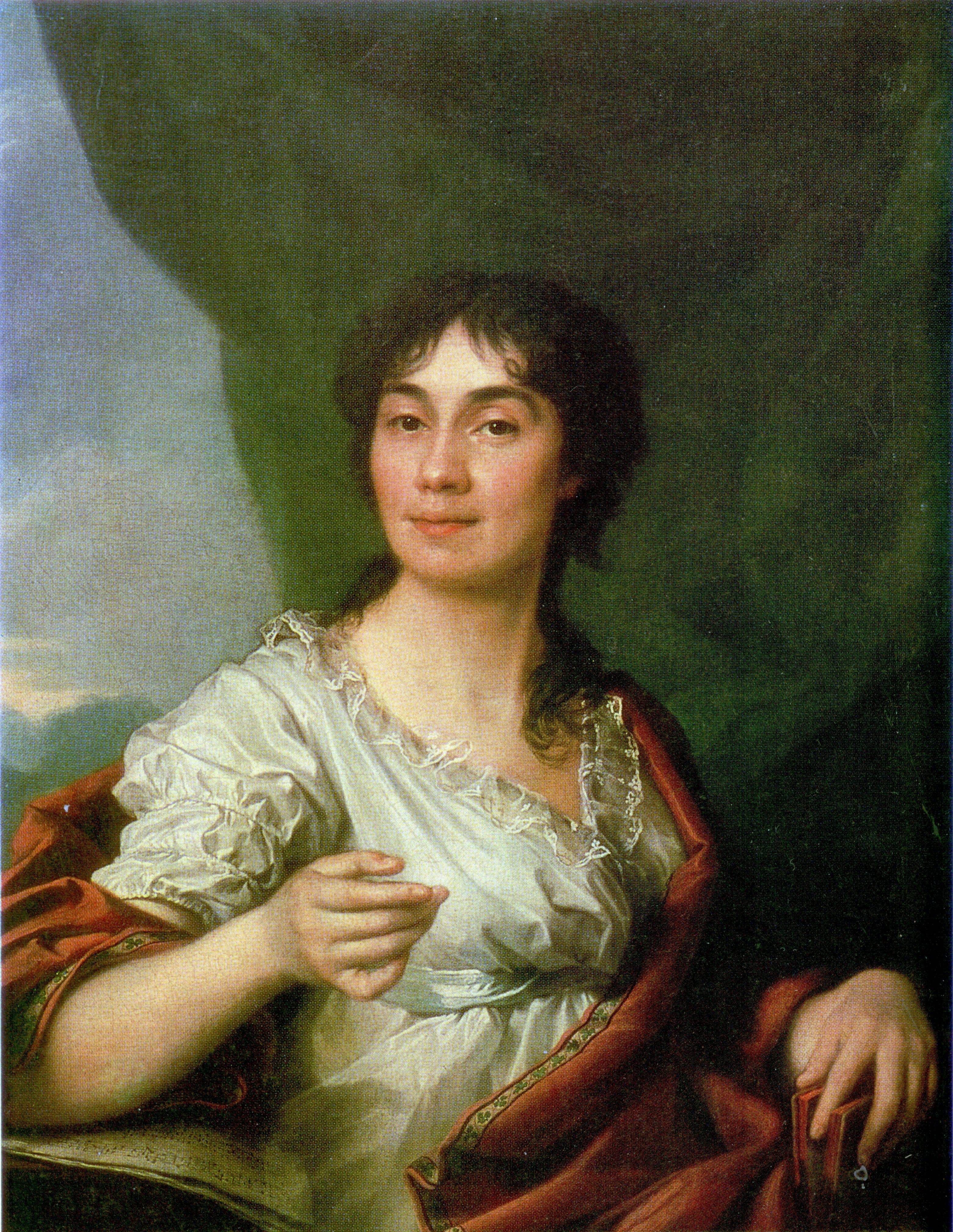 Portrait of Countess A. S. Protasova - Dmitry Levitzky