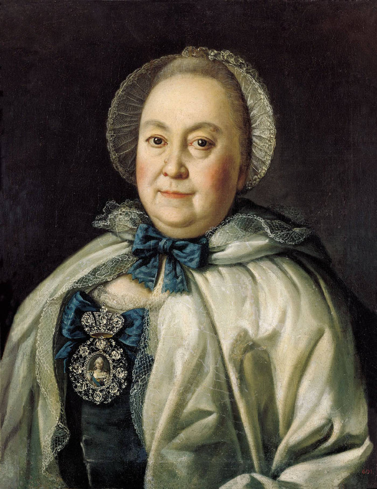 Portrait of Countess M.A.Rumyantzeva - Aleksey Antropov