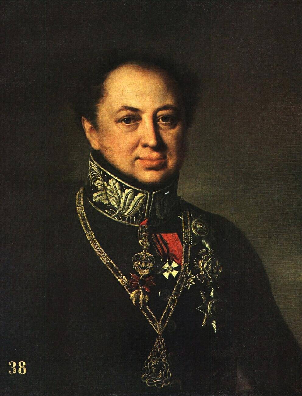 Portrait of D. P. Tatishchev - Vasily Tropinin