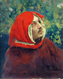 Portrait of Dante by Ilya Repin — hand-painted portrait oil painting reproduction on canvas