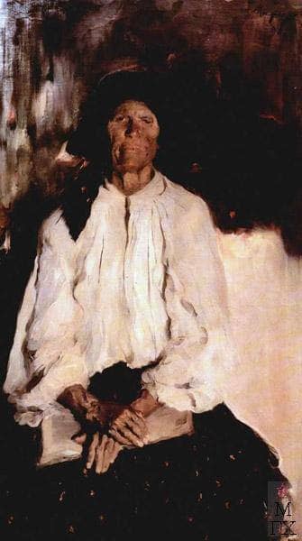 Portrait of Daria Ivanovna Tatarintseva by Filipp Malyavin — oil painting reproduction