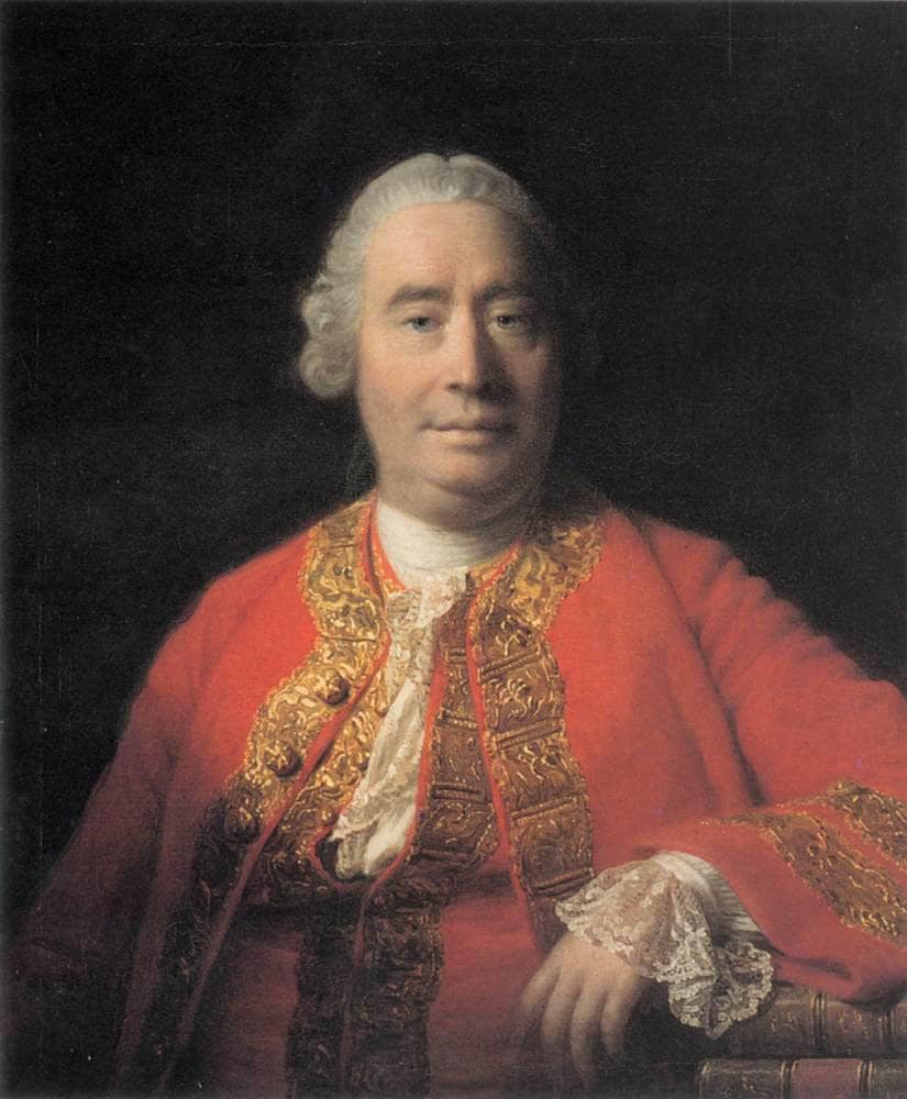 Portrait of David Hume by Allan Ramsay — hand-painted portrait oil painting reproduction on canvas