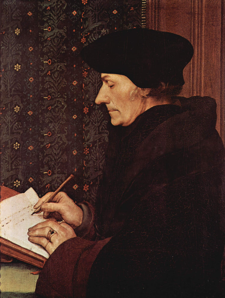 Portrait of Desiderius Erasmus - Hans Holbein the Younger