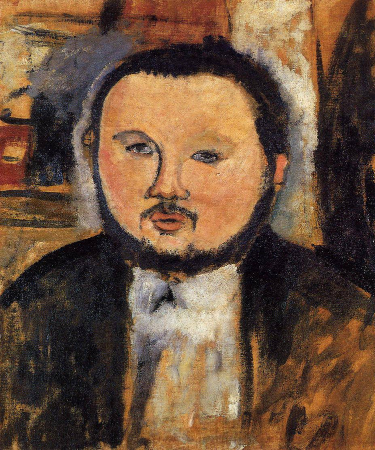 Portrait of Diego Rivera - Amedeo Modigliani