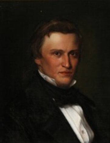 Portrait of director and shipowner Gustav Johannes Sommer - Carl Bloch