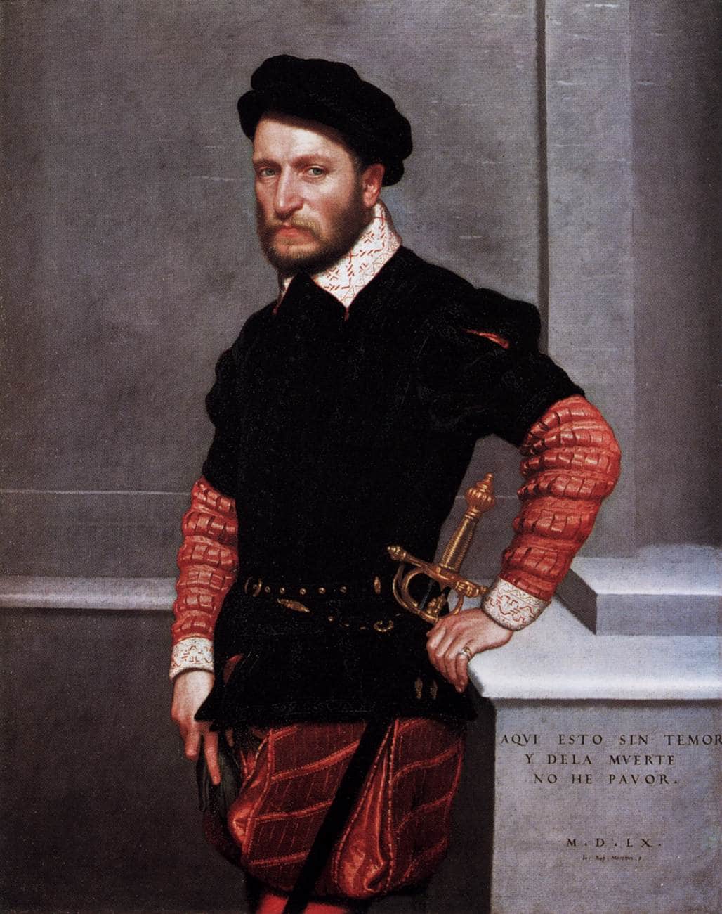 Portrait of Don Gabriel De La Cueva, Later Duke of Alburquerque - Giovanni Battista Moroni