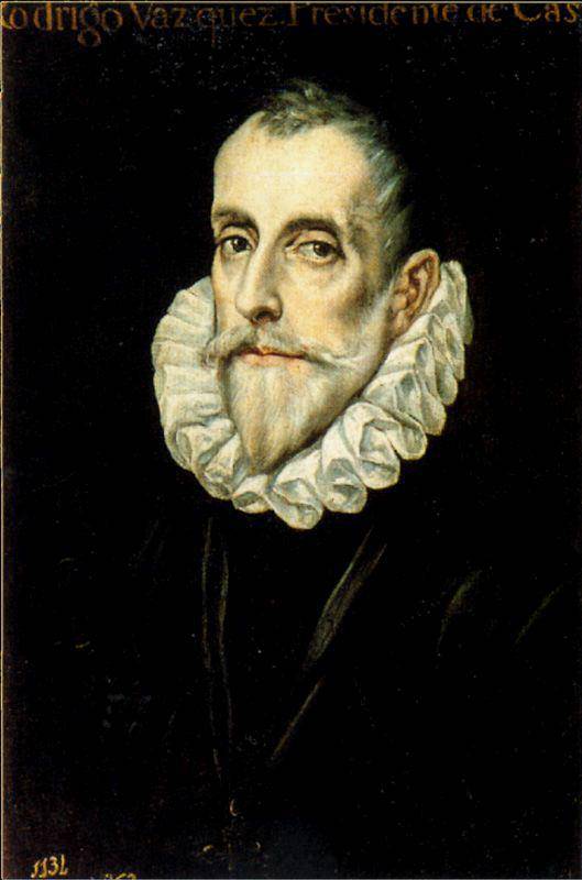 Portrait Of Don Rodrigo Vasquez - El Greco