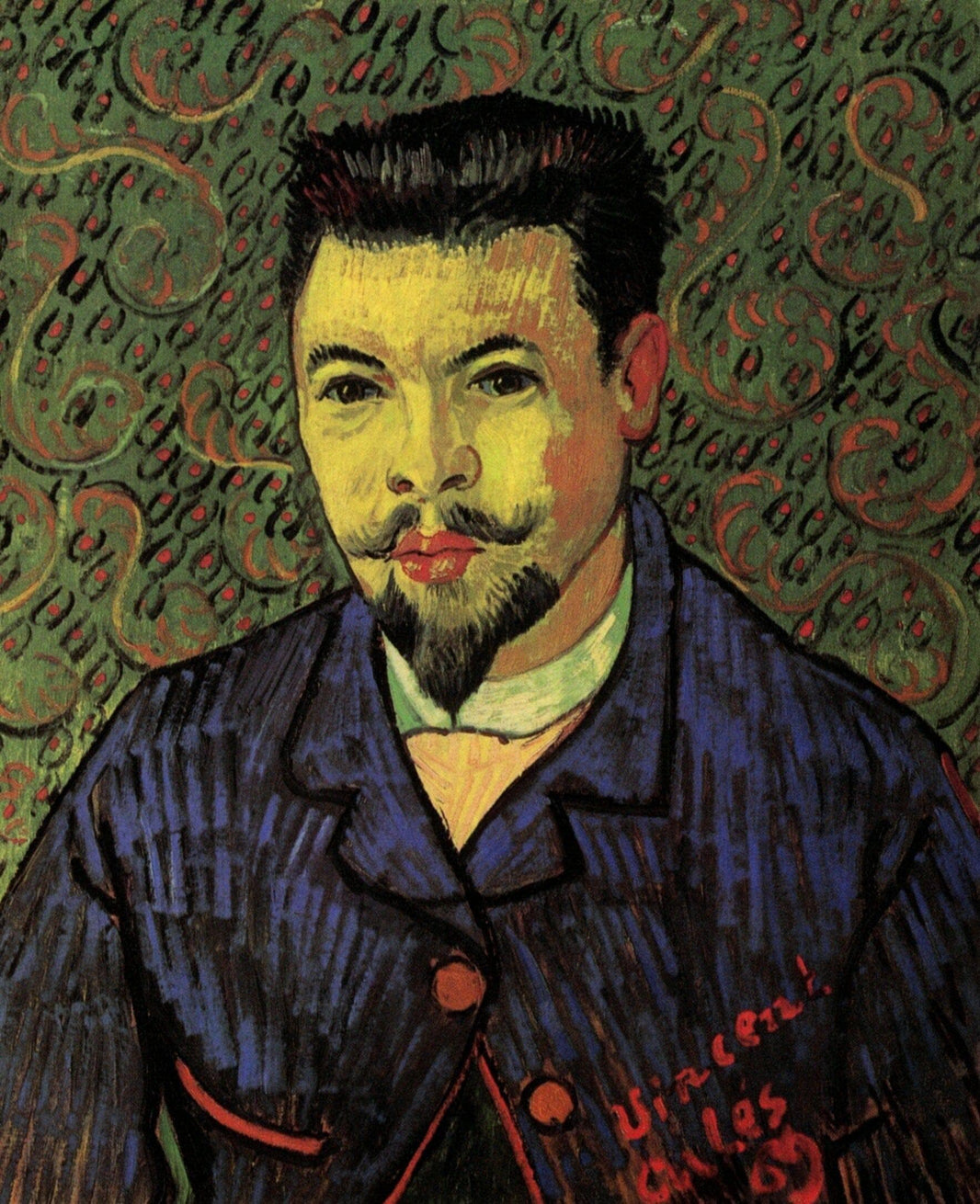 Portrait of Dr. Felix Rey by Vincent van Gogh — hand-painted portrait oil painting reproduction on canvas