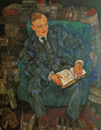 Portrait of Dr. Hugo Koller by Egon Schiele — hand-painted portrait oil painting reproduction on canvas