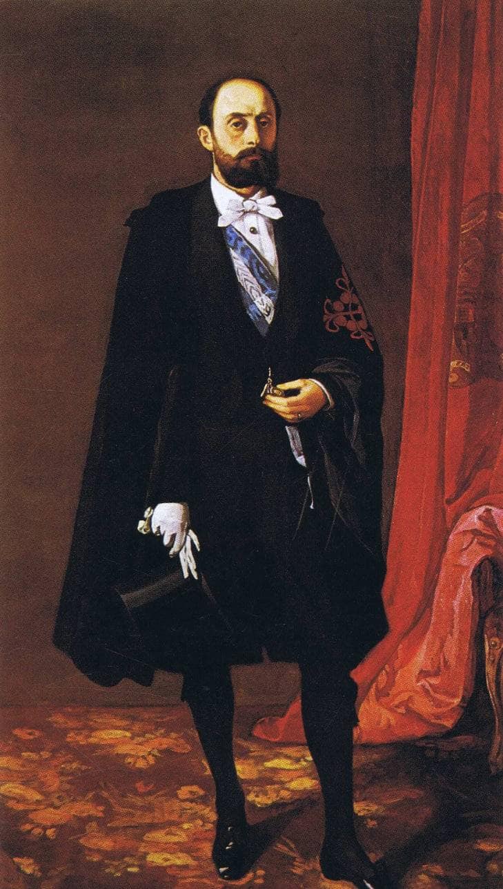 Portrait of Duke Fernán Núñez by Eduardo Rosales — hand-painted portrait oil painting reproduction on canvas