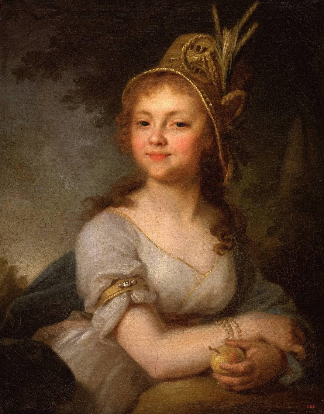 Portrait of E. N. Arsenyeva by Vladimir Borovikovsky — hand-painted portrait oil painting reproduction on canvas