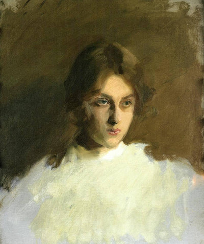 Portrait of Edith French in modern living room