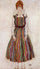 Portrait of Edith Schiele, the artist's wife in entryway