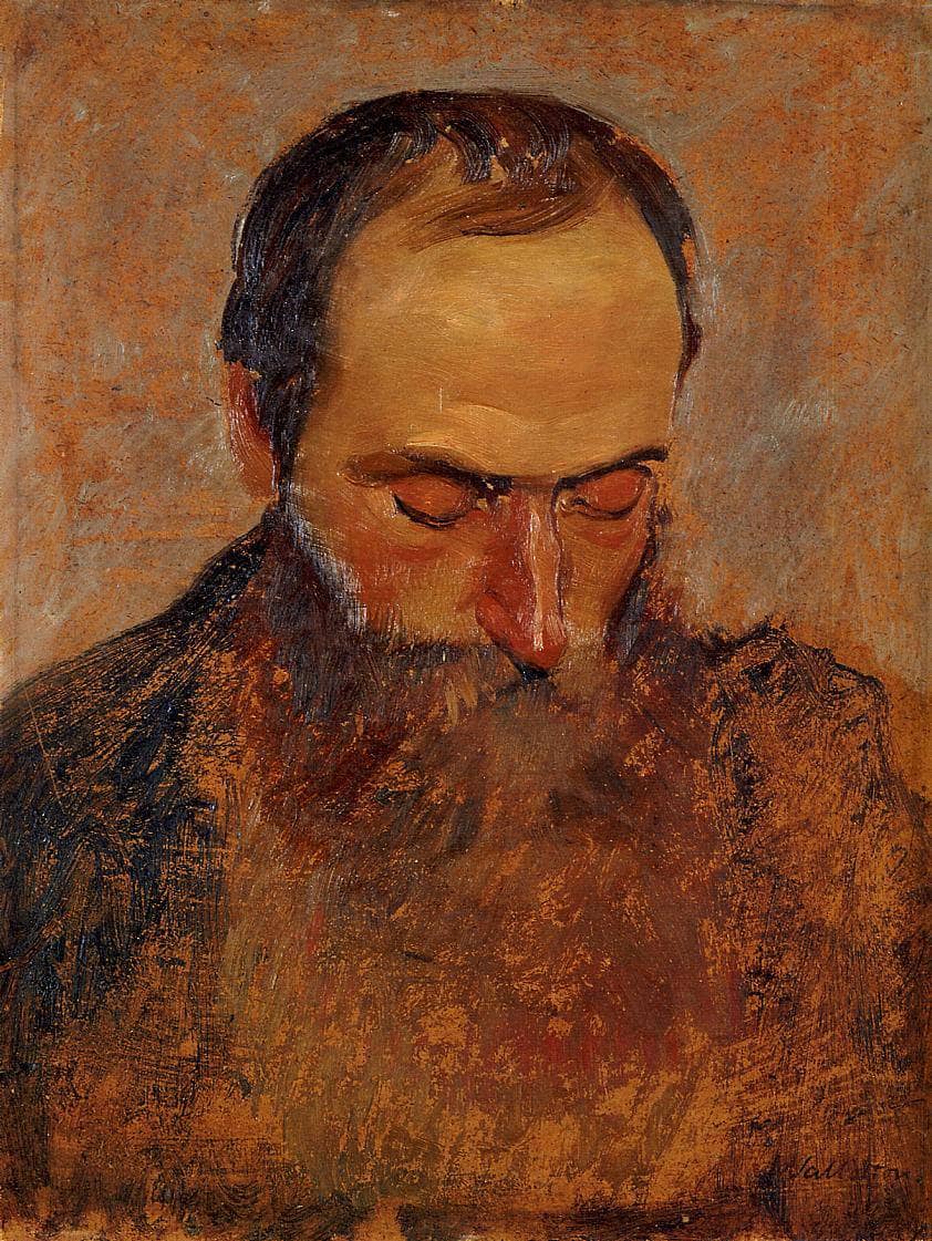 Portrait of Edouard Vuillard by Felix Vallotton — hand-painted portrait oil painting reproduction on canvas