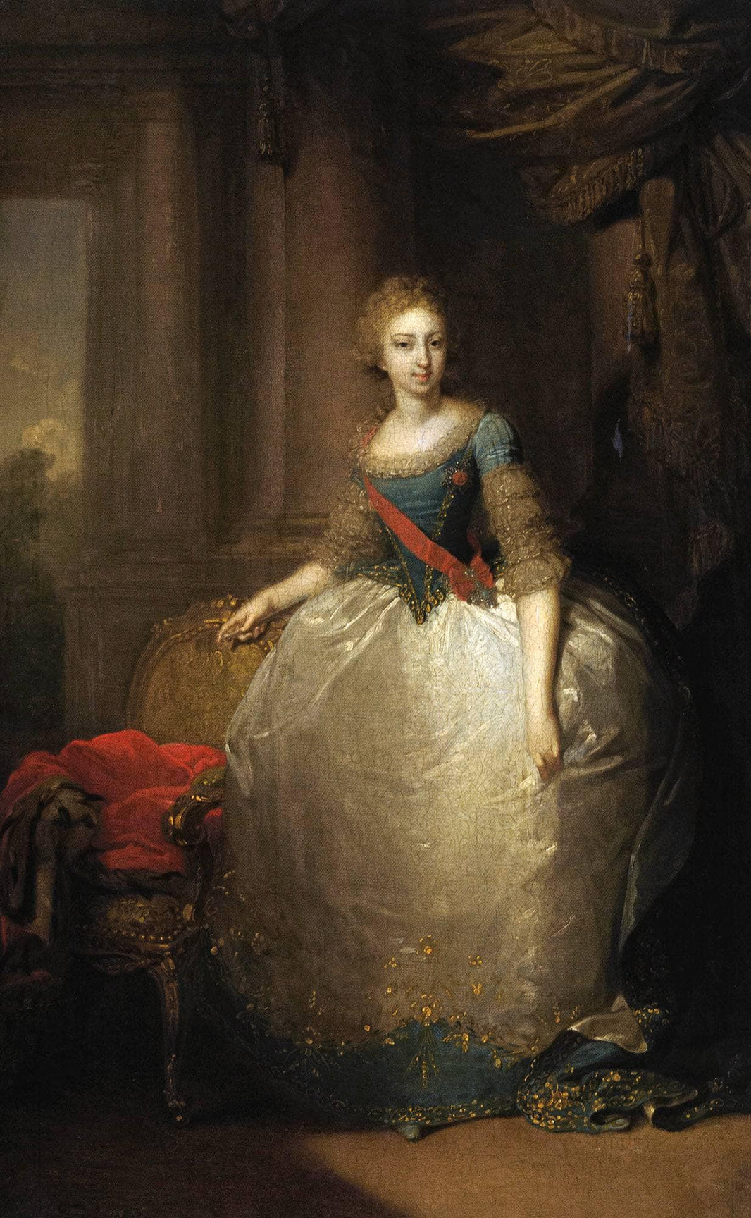 Portrait of Elena Pavlovna by Vladimir Borovikovsky — hand-painted portrait oil painting reproduction on canvas