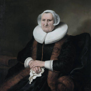 Portrait of Elisabeth Jacobsdr. Bas
