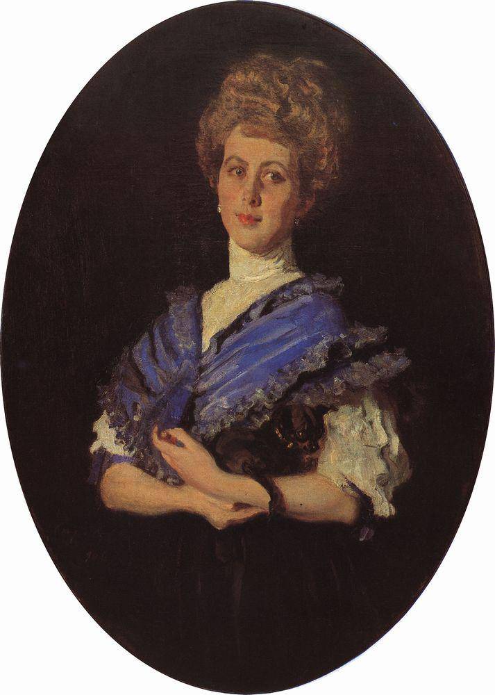 Portrait of Elisaveta Karzinkina - Valentin Serov