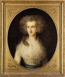 Portrait of Elizabeth Bowes by Thomas Gainsborough — male oil painting wall art, Rococo