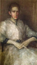 Portrait of Ellen Sturgis Hooper by James McNeill Whistler — male oil painting wall art, Impressionism
