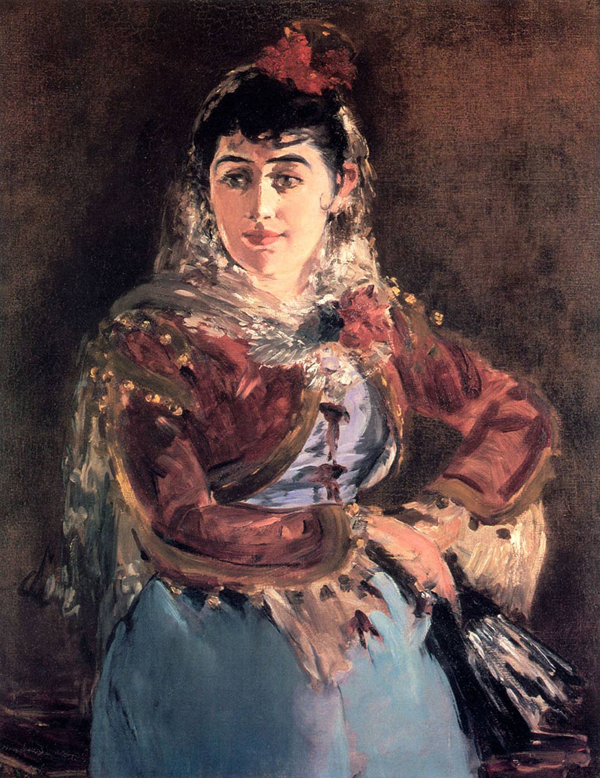 Portrait of Emilie Ambre in role of Carmen - Edouard Manet