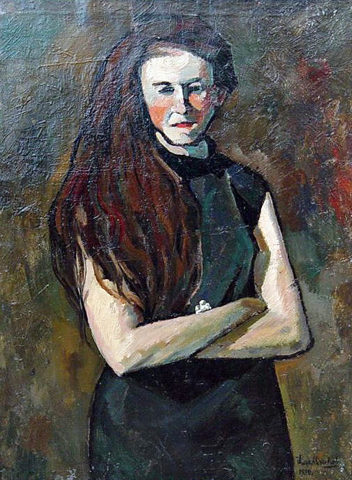 Portrait of Emma Ribarik - Ilya Mashkov