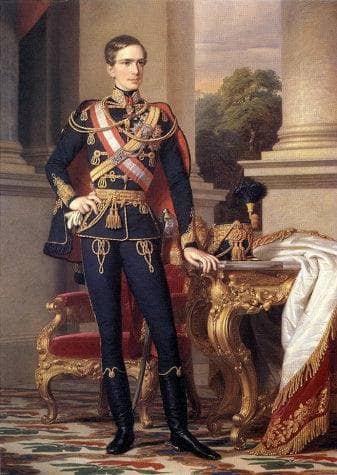 Portrait of Emperor Franz Joseph I by Miklos Barabas — hand-painted portrait oil painting reproduction on canvas