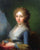 Portrait of Empress Elisabeth Alexeievna in bedroom