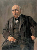 Portrait of Eugen Gutmann by Max Liebermann — male oil painting wall art, Impressionism
