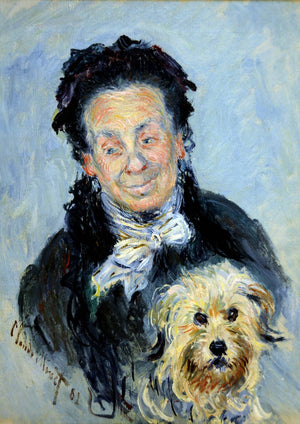 Portrait of Eugenie Graff (Madame Paul) - Claude Monet