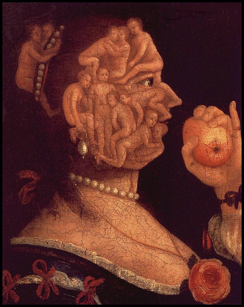 Portrait of Eve - Giuseppe Arcimboldo